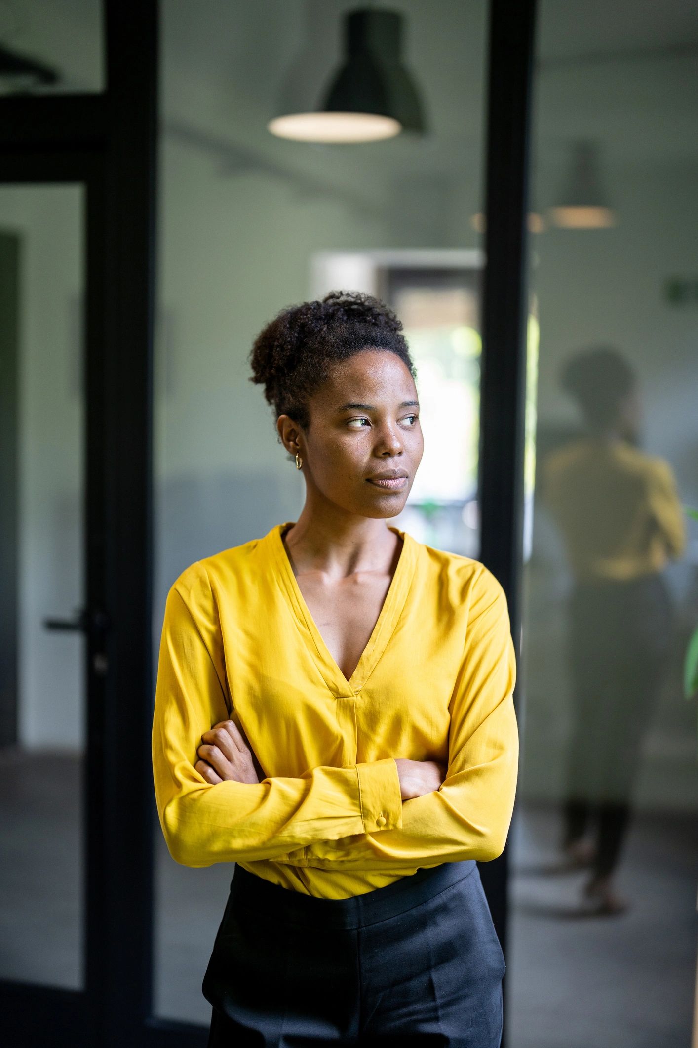 Confident woman representing mission leadership