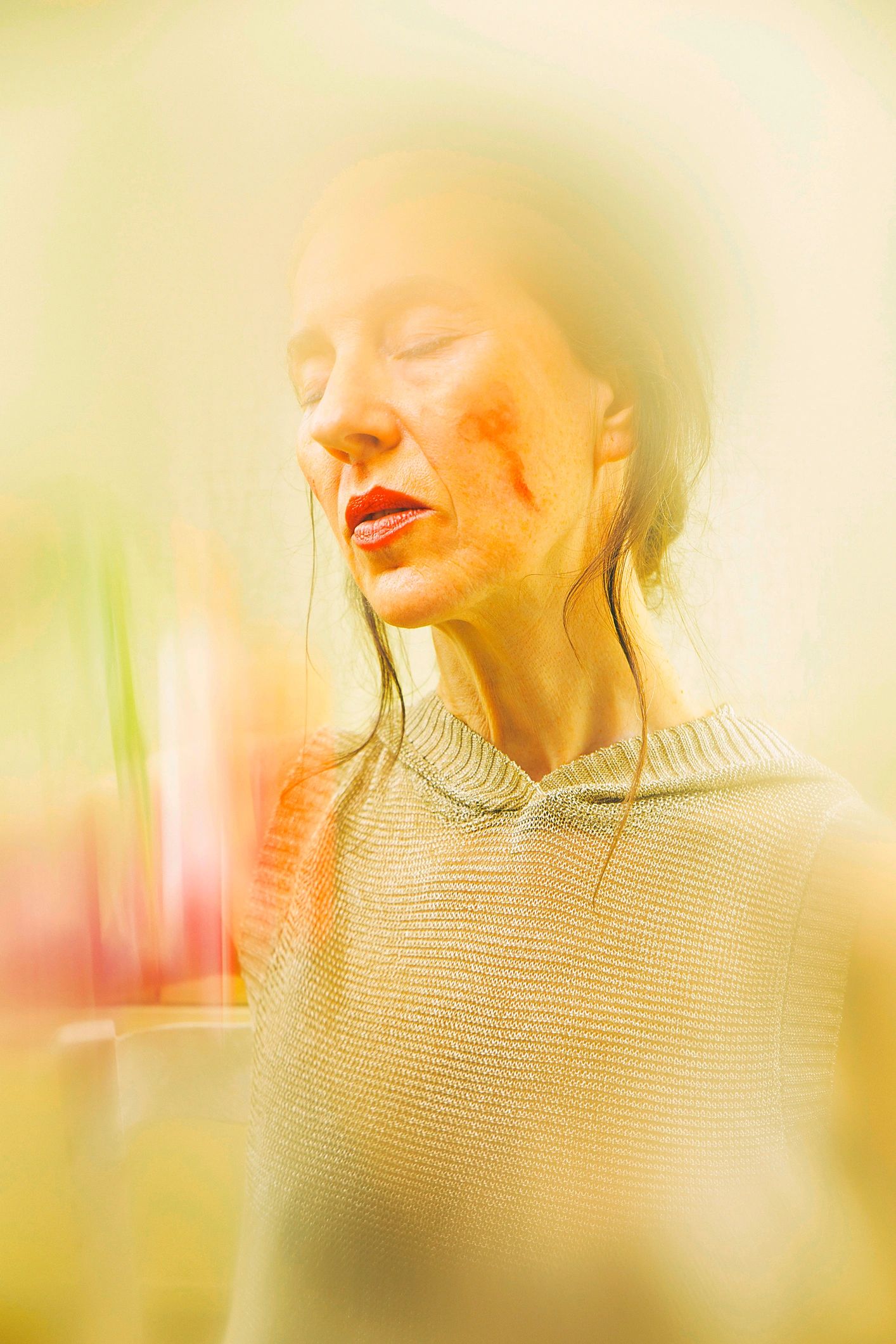 Portrait of a woman representing reflection, healing, and inner strength